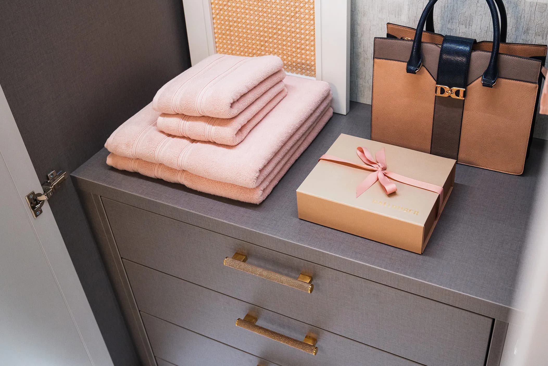 Wardrobe interior with draws