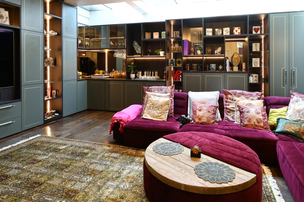 Bespoke Fulham family room.