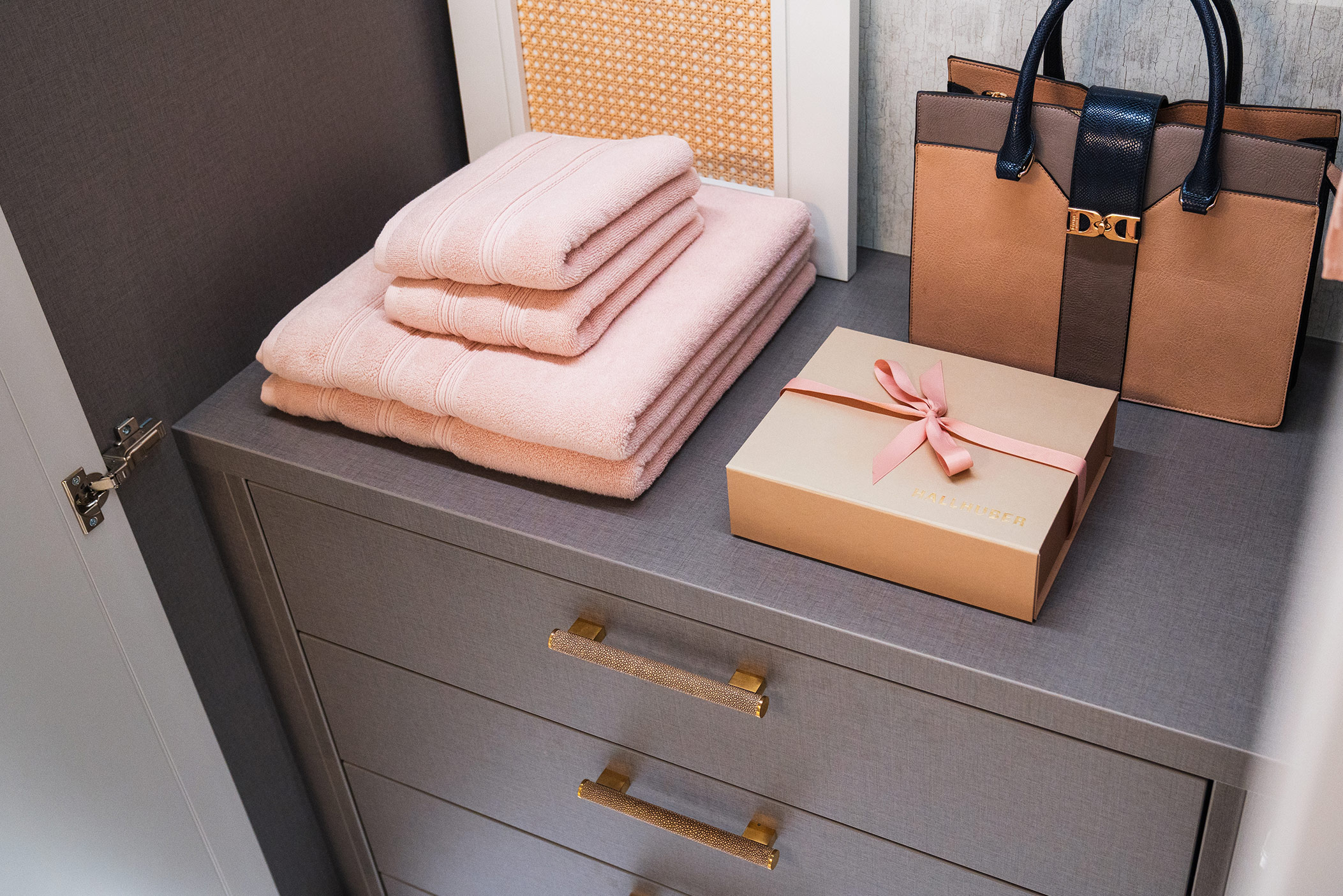 Wardrobe interior with draws